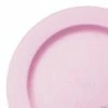 Coupon ✨ 10" Matte Pink Round Disposable Plastic Dinner Plates (40 Plates) 🔥