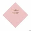 Best Pirce ⭐ Pink Celebrate Personalized Napkins with Gold Foil - Luncheon 😉