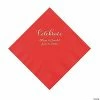 Buy 🔥 Red Celebrate Personalized Napkins with Gold Foil - Luncheon ⌛