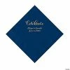Best Sale 👍 Navy Celebrate Personalized Napkins with Gold Foil - Luncheon 🎁