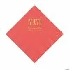 Best reviews of 😍 Coral Yay Personalized Napkins with Gold Foil - Luncheon ❤️