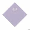 Best reviews of 😀 Lilac Thank You Personalized Napkins with Silver Foil - Luncheon 🔥
