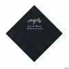Best reviews of 🎁 Black Congrats Personalized Napkins with Silver Foil - Luncheon 👏
