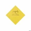 Best reviews of 🎁 Yellow Congrats Personalized Napkins with Gold Foil - Beverage 😀