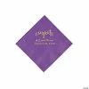 Outlet 🧨 Amethyst Congrats Personalized Napkins with Gold Foil - Beverage ❤️