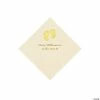 Brand new ✔️ Ivory Baby Feet Personalized Napkins with Gold Foil - 50 Pc. Beverage 🛒