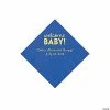 Best reviews of 🎉 Cobalt Blue Welcome Baby Personalized Napkins with Gold Foil - 50 Pc. Beverage 💯