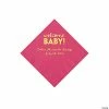 Best reviews of 🧨 Hot Pink Welcome Baby Personalized Napkins with Gold Foil - 50 Pc. Beverage 🛒