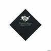 Wholesale ⭐ Black Oh Baby Personalized Napkins with Silver Foil - 50 Pc. Beverage 😍