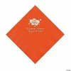 Top 10 😀 Orange Oh Baby Personalized Napkins with Silver Foil - 50 Pc. Luncheon 🔥