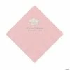 Promo ⭐ Light Pink Oh Baby Personalized Napkins with Silver Foil – 50 Pc. Luncheon 😍