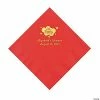 Budget 🧨 Red Oh Baby Personalized Napkins with Gold Foil - 50 Pc. Luncheon ❤️