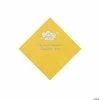 Outlet 🌟 Yellow Oh Baby Personalized Napkins with Silver Foil - 50 Pc. Beverage 🌟