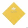 Hot Sale 👍 Yellow Oh Baby Personalized Napkins with Silver Foil - 50 Pc. Luncheon 👍
