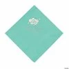 Best Sale 🛒 Mint Green Oh Baby Personalized Napkins with Silver Foil – 50 Pc. Luncheon ❤️