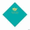 Outlet 🔔 Teal Oh Baby Personalized Napkins with Gold Foil - 50 Pc. Luncheon 🎉