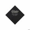 Discount ⌛ Black Baby Brewing Personalized Napkins with Silver Foil - 50 Pc. Beverage 💯