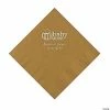 Cheap ⌛ Gold Baby Brewing Personalized Napkins with Silver Foil – 50 Pc. Luncheon ⌛