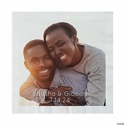 Outlet ⌛ Personalized Text Custom Photo Paper Luncheon Napkins ⌛