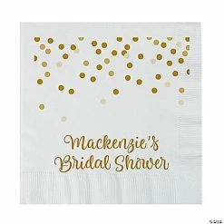 Buy ✔️ Personalized Confetti Dots Paper Luncheon Napkins - 50 Pc. ⭐