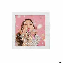 Top 10 ⭐ Personalized Custom Photo Paper Beverage Napkins - 50 Pc. 🎉