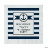 Discount ✨ Personalized Nautical Paper Lunch Napkins – 50 Pc. ✨
