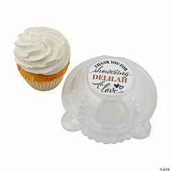 Top 10 💯 Personalized Bridal Shower Clear Cupcake Clamshell Containers - 12 Pc. 🥰