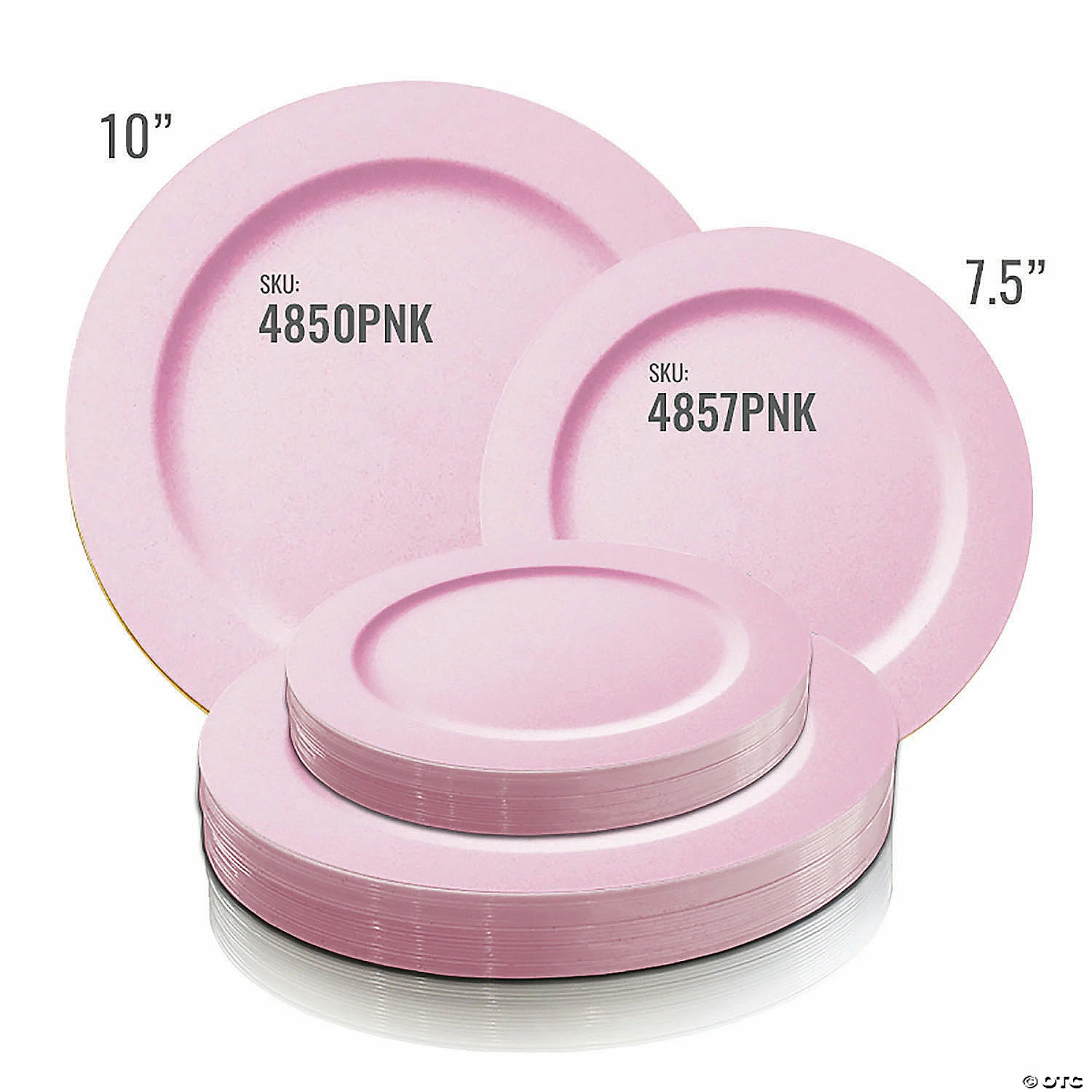 Top 10 π₯ 7.5" Matte Pink Round Disposable Plastic Appetizer/Salad Plates (90 Plates) π 4 Top 10 π₯ 7.5" Matte Pink Round Disposable Plastic Appetizer/Salad Plates (90 Plates) π - Image 4