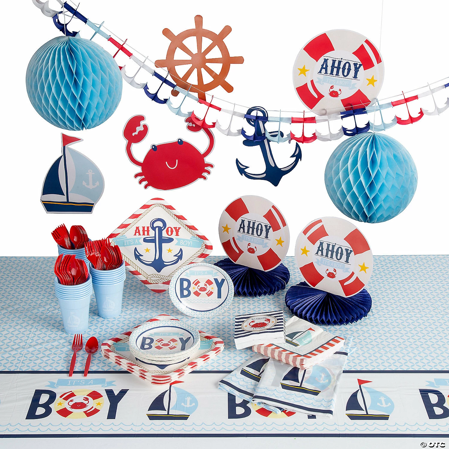 Budget π Ahoy Itβs a Boy Nautical Baby Shower Tableware Kit for 24 Guests π₯° 1 Budget π Ahoy Itβs a Boy Nautical Baby Shower Tableware Kit for 24 Guests π₯°