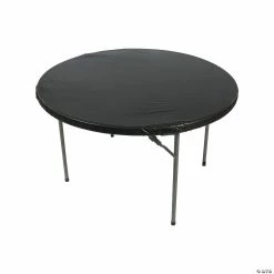 Discount ๐ Fitted Round Plastic Tablecloth ๐