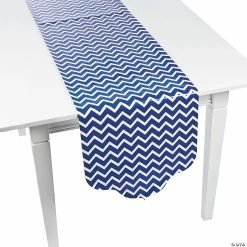 Cheapest 👍 Chevron & Polka Dot Table Runner ⌛