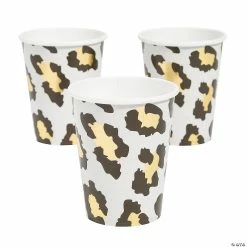 Cheap 💯 Cheetah Animal Print Party Cups - 8 Pc. 🔔