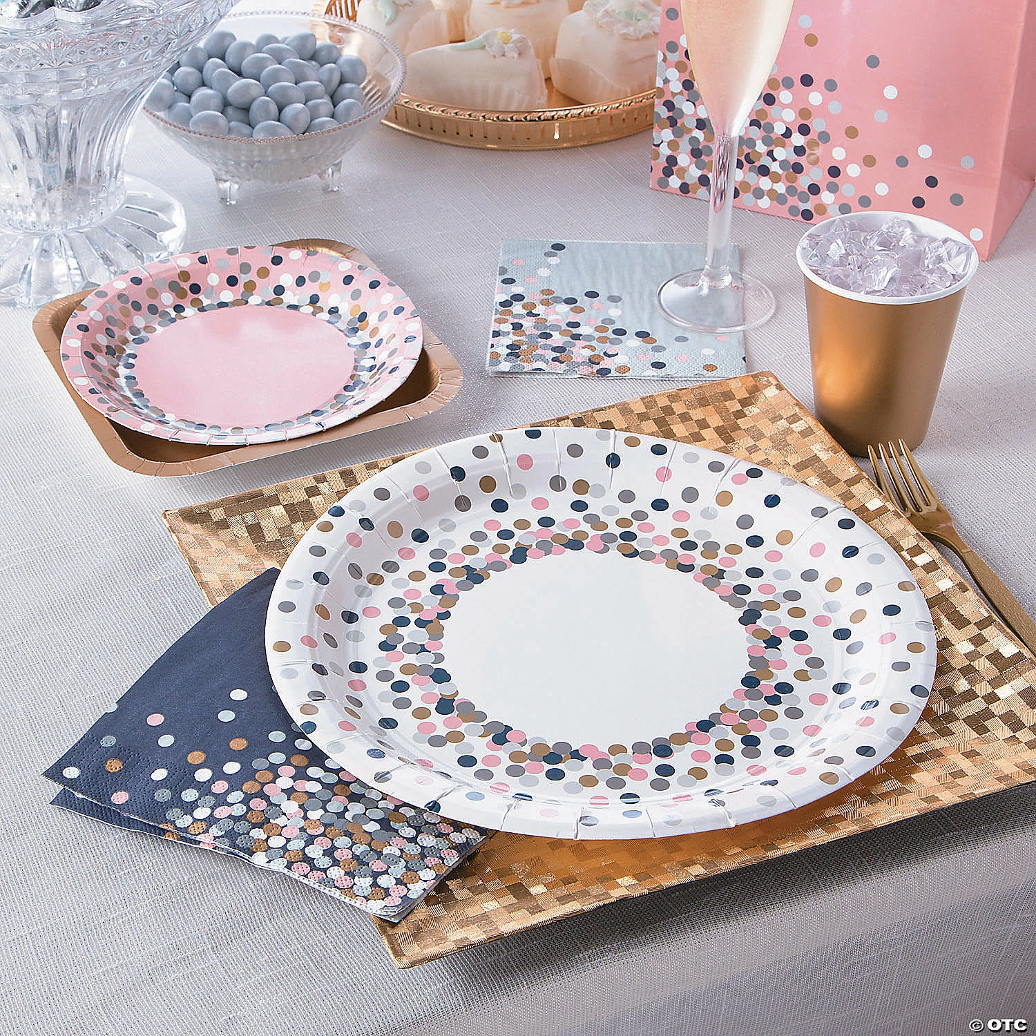 Cheap ⌛ Confetti Design Paper Dinner Plates - 8 Ct. 👍 2 Cheap ⌛ Confetti Design Paper Dinner Plates - 8 Ct. 👍 - Image 2