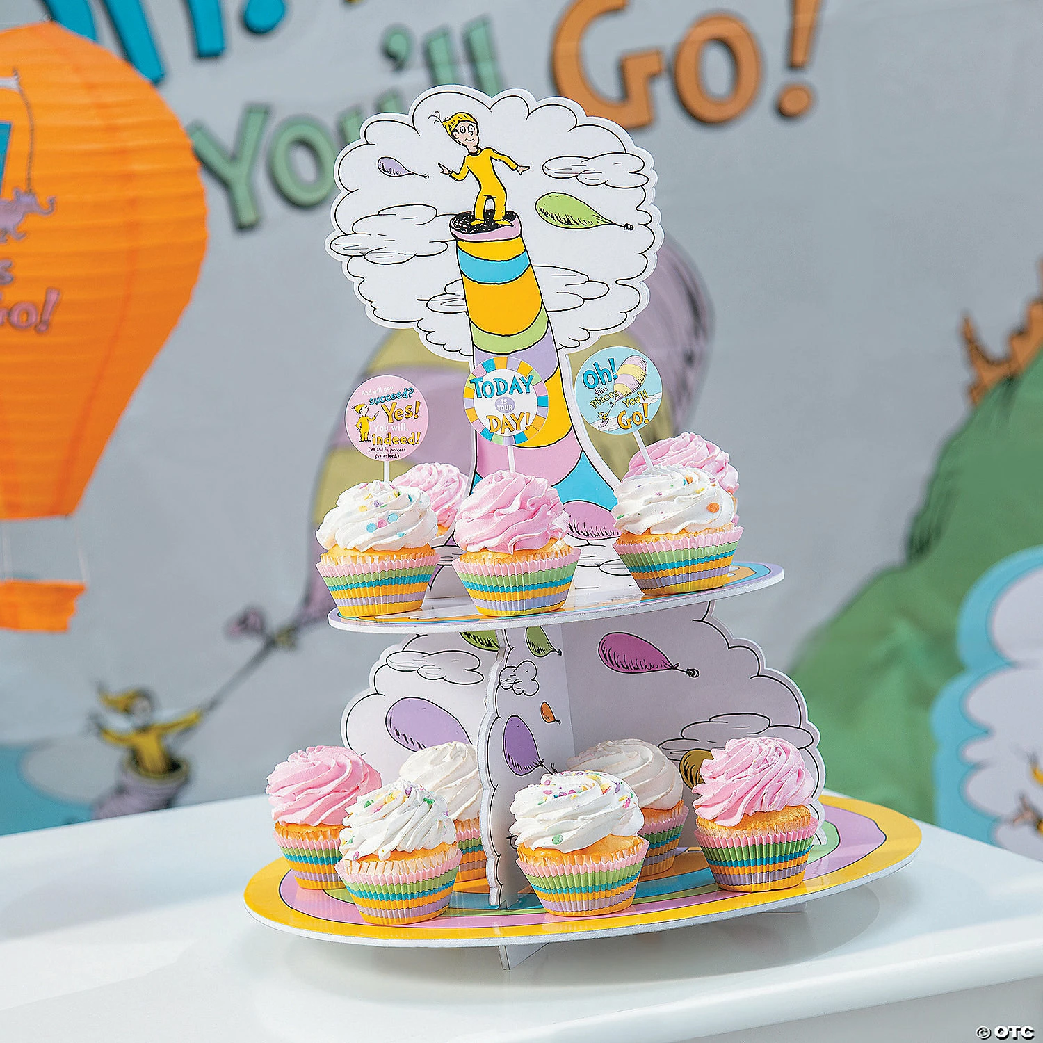 Cheap ⌛ Dr. Seuss™ Oh, the Places You’ll Go! Cupcake Stand 👏 2 Cheap ⌛ Dr. Seuss™ Oh, the Places You’ll Go! Cupcake Stand 👏 - Image 2