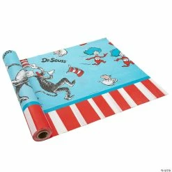 Best deal 🥰 Dr. Seuss™ Plastic Tablecloth Roll 💯 -Party Tableware Shop dr seuss plastic tablecloth roll13963716 a02