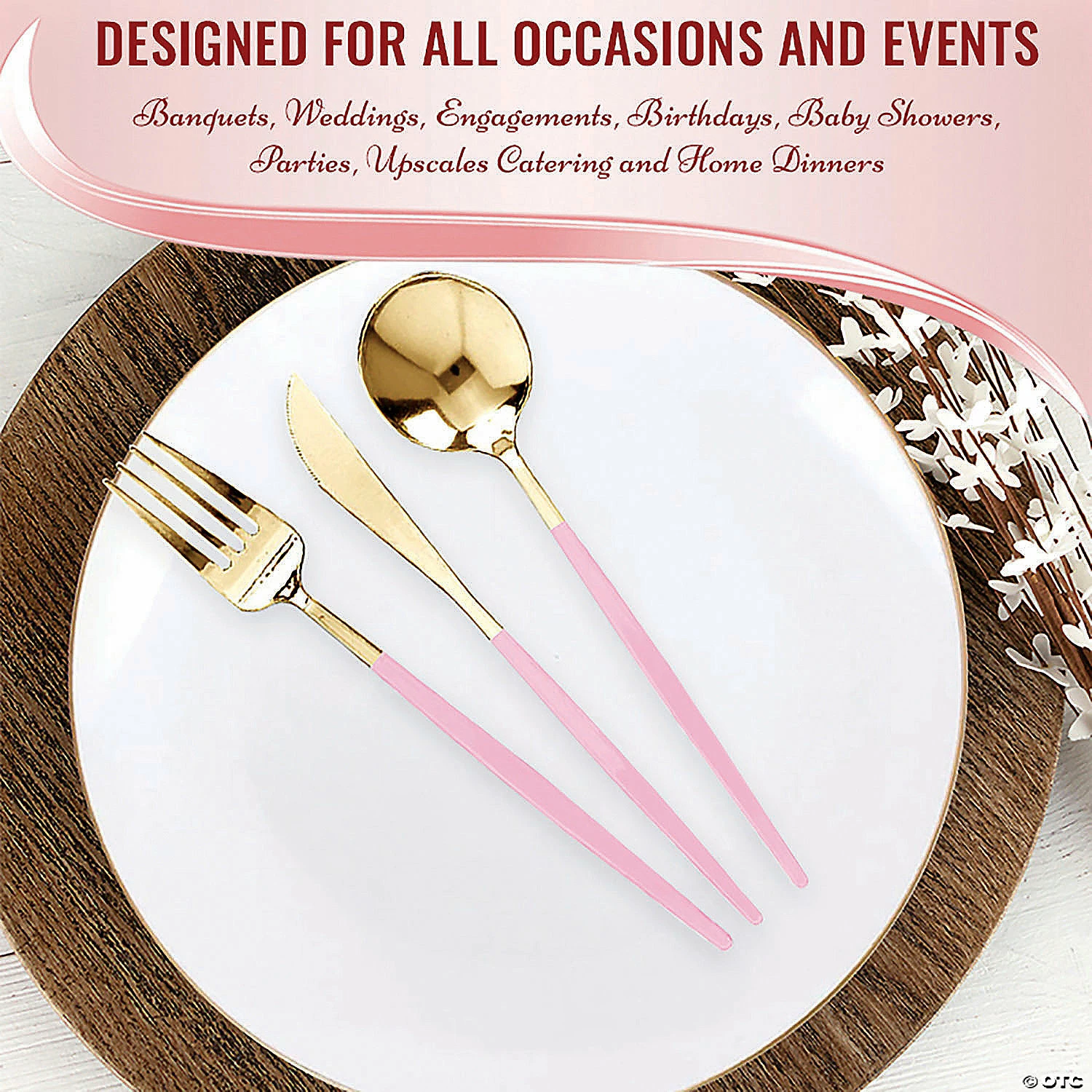 Best reviews of ⭐ Gold with Pink Handle Moderno Disposable Plastic Dinner Forks (120 Forks) ⭐ 4 Best reviews of ⭐ Gold with Pink Handle Moderno Disposable Plastic Dinner Forks (120 Forks) ⭐ - Image 4