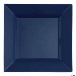 Cheapest ✨ Kaya Collection 6.5" Blue Square Plastic Cake Plates (120 Plates) ⭐