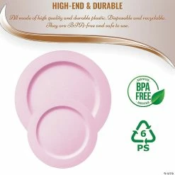 Cheap π₯° Matte Pink Round Disposable Plastic Dinnerware Value Set (40 Dinner Plates + 40 Salad Plates) π 8 Cheap π₯° Matte Pink Round Disposable Plastic Dinnerware Value Set (40 Dinner Plates + 40 Salad Plates) π -Party Tableware Shop matte pink round disposable plastic dinnerware value set 40 dinner plates 40 salad plates14274095 a03