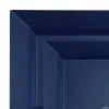 Hot Sale 🔥 Midnight Blue Square Plastic Dinnerware Value Set (120 Dinner Plates + 120 Salad Plates) 👍