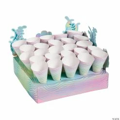 Wholesale 🔔 Narwhal Treat Stand with Cones -25 Pc. 🔔