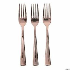 Coupon โญ Premium Metallic Plastic Forks - 24 Ct. ๐ฅ