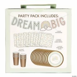 Coupon 😉 Rainbow Dream Tableware Kit for 12 👏 -Party Tableware Shop rainbow dream tableware kit for 1213938137 a02