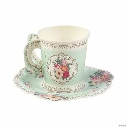 Best reviews of 😉 Truly Scrumptious Floral Tea Cup Set- 12 Pc. 🎉