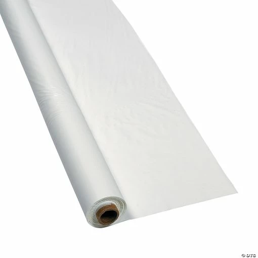 Promo 🎉 Plastic Tablecloth Roll ⌛ -Party Tableware Shop white plastic tablecloth roll70 2285c
